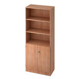 Artikelbild 1 für HAMMERBACHER Regalschrank Prokura, V6770/N/N/SG nussbaum 80,0 x 42,0 x 200,4 cm, 1 St., Artikelnummer 970863