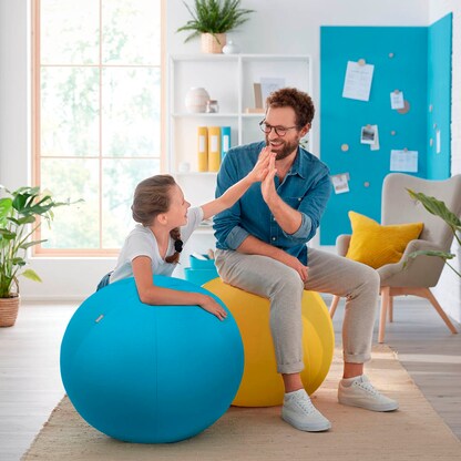 Artikelbild 7 für LEITZ Ergo Cosy Sitzball blau 65,0 cm, Artikelnummer 793937