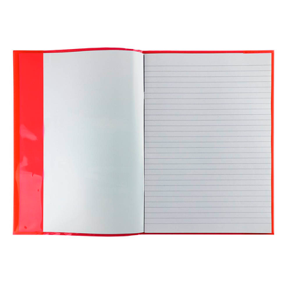 Artikelbild 2 für HERMA Heftumschlag PLUS transparent/rot DIN A4, Artikelnummer 608439