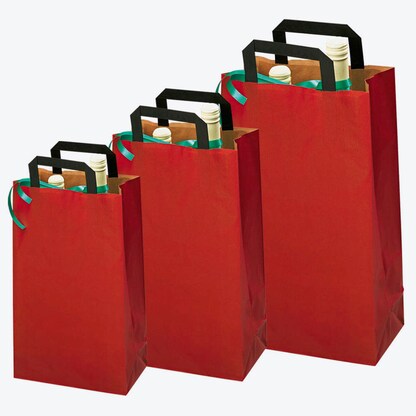 Artikelbild 2 für VP Papier-Tragetaschen Topcraft rot 40,0 x 45,0 cm, 50 St., Artikelnummer 826511