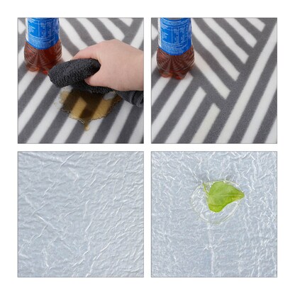 Artikelbild 6 für relaxdays Picknickdecke isoliert grau/weiß 200,0 x 200,0 cm, 1 St., Artikelnummer 449011