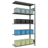 Artikelbild 1 für SCHULTE Anbau-Schwerlastregal MULTIplus 150 12745-LR silber 100,0 x 40,0 x 200,0 cm, Artikelnummer 161317