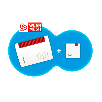 Artikelbild 4 für FRITZ! FRITZ!Box 7530AX + 1200AX Router und Repeater, 1 St., Artikelnummer 279107