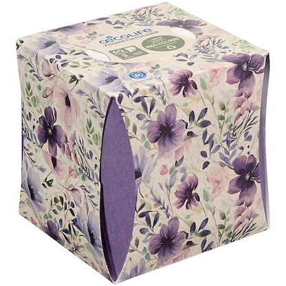 Artikelbild 3 für oecolife Kosmetiktücherbox 3-lagig weiß, 1 St., Artikelnummer 671739