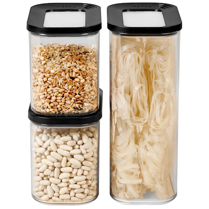 Artikelbild für MEPAL Vorratsdosen-Set Modula schwarz 1,0/1,5/2,0 l, 1 Set, Artikelnummer 434729