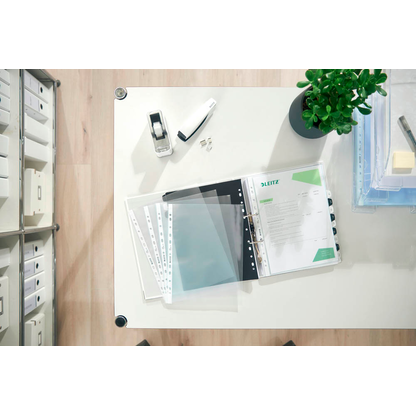 Artikelbild 7 für AKTION: LEITZ Prospekthüllen 4790 DIN A4 transparent genarbt 0,09 mm, 100 St., Artikelnummer 663957