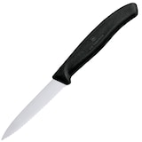 Artikelbild 1 für VICTORINOX Küchenmesser Swiss Classic silber, schwarz glänzend, Klinge: 8,0 cm, 1 St., Artikelnummer 258394