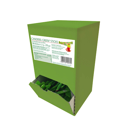 Artikelbild für CANDEREL GREEN Stevia-Sticks, 250 x 1,1 g, Artikelnummer 140140