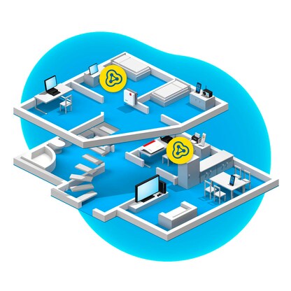 Artikelbild 5 für FRITZ! FRITZ!Box 7530AX + 1200AX Router und Repeater, 1 St., Artikelnummer 279107