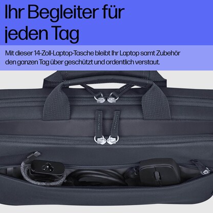 Artikelbild 13 für HP Laptoptasche Everyday Kunststoff grau A08KJAA bis 35,6 cm (14 Zoll), Artikelnummer 506236