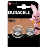 Artikelbild 1 für DURACELL Knopfzellen CR2032 Lithium 3,0 V, 2 St., Artikelnummer 374011