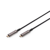Artikelbild 1 für DIGITUS USB-C/USB-C Glasfaserkabel AK-330160-150-S 10,0 m schwarz, 1 St., Artikelnummer 382639