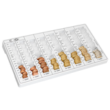 Artikelbild 1 für WEDO Zählbrett lichtgrau Kunststoff-Gehäuse, 1 St., Artikelnummer 196737