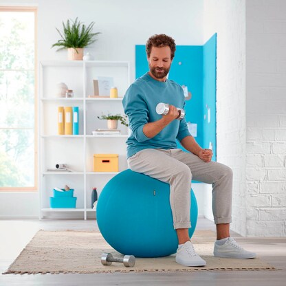 Artikelbild 13 für LEITZ Ergo Cosy Sitzball blau 65,0 cm, Artikelnummer 793937