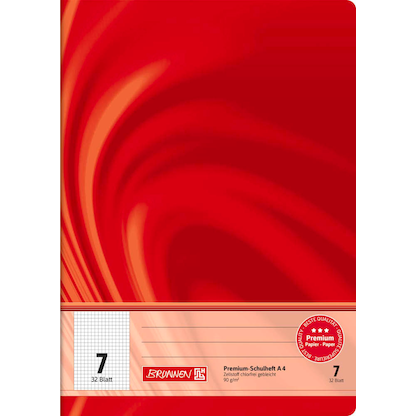 Artikelbild 2 für BRUNNEN Schulheft Vivendi Lineatur 7 kariert DIN A4 ohne Rand, 32 Blatt, 1 St., Artikelnummer 369268