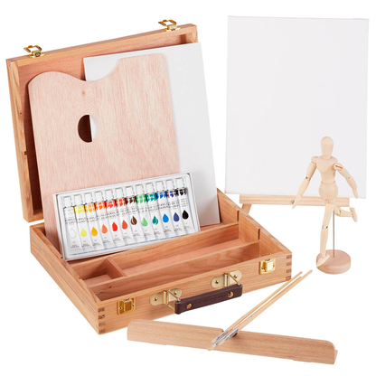 Artikelbild für relaxdays Malkoffer farbsortiert, 1 Set, Artikelnummer 454907