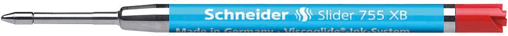 Schneider Slider Rave XB Kugelschreiber (5 Stück, Blau) - Dokumentenecht, Mit Viscoglide, Ergonomischer Griff