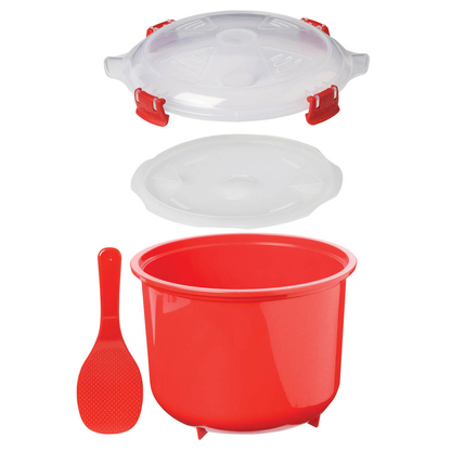 Artikelbild 2 für sistema® Mikrowellen-Reiskocher Reiskocher rot 2,6 l, 1 St., Artikelnummer 593232