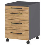 Artikelbild 1 für GERMANIA Profi 3.0 Rollcontainer grafit, grandson-eiche 4 Auszüge 42,0 x 49,0 x 61,0 cm, Artikelnummer 158594