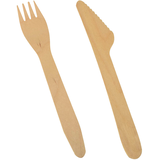 Artikelbild 1 für PAPSTAR Einweg-Besteckset pure, Holz, 500 St., Artikelnummer 120083