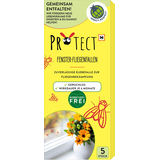 Artikelbild 1 für PROTECT Fliegenfalle Fenster transparent, 5 St., Artikelnummer 155889