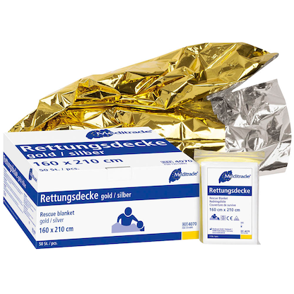 Artikelbild für Meditrade® Rettungsdecke 160,0 x 210,0 cm, Artikelnummer 564417