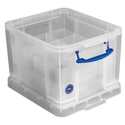Artikelbild 6 für Really Useful Box Aufbewahrungsbox 35,0 l transparent 48,0 x 39,0 x 31,0 cm, 1 St., Artikelnummer 112526