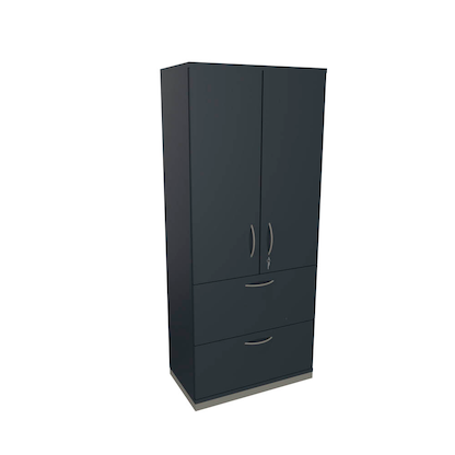 Artikelbild für fm Aktenschrank Sidney, 4260649685716 lavagrau 2 Fachböden 80,0 x 44,2 x 186,9 cm, Artikelnummer 414082