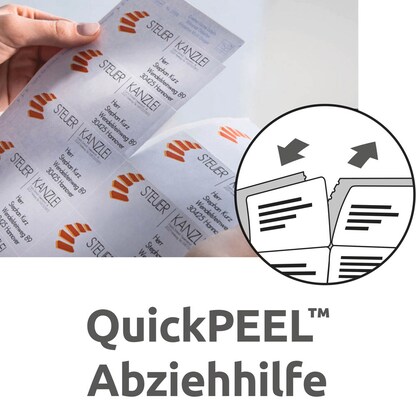 Artikelbild 6 für AVERY Zweckform Versandetiketten L7169-100 weiß 99,1 x 139,0 mm, 100 Blatt, Artikelnummer 358077