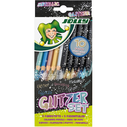 Artikelbild für JOLLY GLITZER Malset farbsortiert, 10 St., Artikelnummer 478592