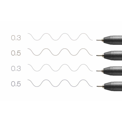 Artikelbild 3 für COPIC® Multiliner Fineliner farbsortiert 0.3 + 0.5 mm, 4 St., Artikelnummer 360943