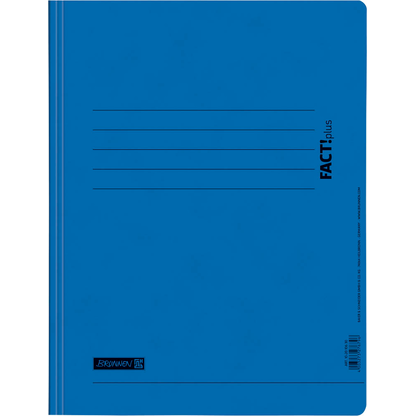 Artikelbild für BRUNNEN Schnellhefter FACT!plus Karton blau DIN A4, Artikelnummer 757817