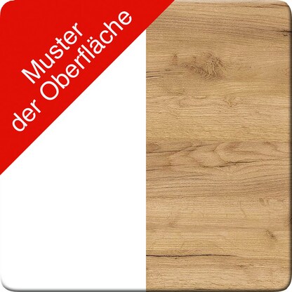 Artikelbild 3 für GERMANIA Lioni Schreibtisch weiß, eiche rechteckig, O-Fuß-Gestell weiß 158,0 x 79,0 cm, Artikelnummer 501294