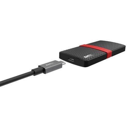 Artikelbild 3 für EMTEC Power Plus X200 1 TB externe SSD-Festplatte schwarz, rot, Artikelnummer 264113