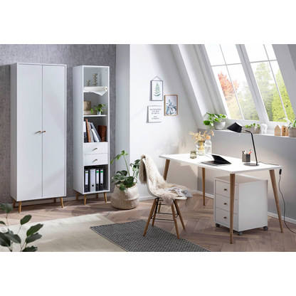 Artikelbild 4 für MÖBELPARTNER Aktenschrank Jonte, 150577 kreideweiß 1 Fachboden 65,2 x 39,0 x 86,5 cm, Artikelnummer 651044