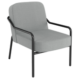 Artikelbild 1 für medso powered by PAPERFLOW Sessel MEDSO M Rund grau schwarz Stoff 58,0 x 74,3 x 73,6 cm, 1 St., Artikelnummer 522377