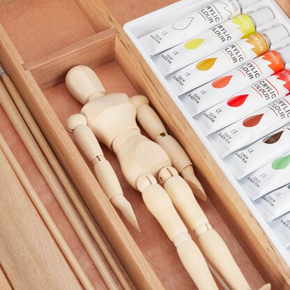 Artikelbild 8 für relaxdays Malkoffer farbsortiert, 1 Set, Artikelnummer 454907