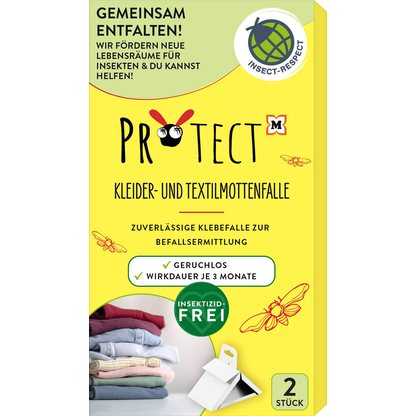 Artikelbild für PROTECT Mottenfalle Kleider- und Textil weiß, 2 St., Artikelnummer 155976