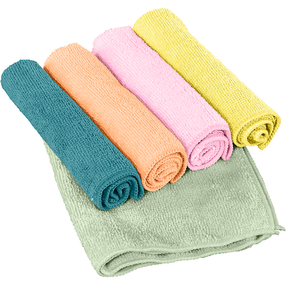 Artikelbild 2 für flink & sauber Mikrofasertücher Polyester 60 °C waschbar, 5 St., Artikelnummer 212904