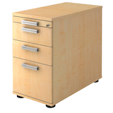 Artikelbild 1 für HAMMERBACHER SC40 Standcontainer ahorn 4 Auszüge Stahl-Relinggriff silber 42,8 x 80,0 x 72,0 - 76,0 cm, Artikelnummer 864633