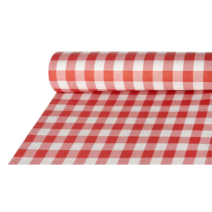Artikelbild für PAPSTAR Tischdecke Vichy Karo 88163 rot, weiß 100,0 cm x 50,0 m, 1 Rolle, Artikelnummer 677403