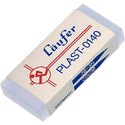 Artikelbild für Läufer Radiergummi PLAST-0140 weiß, 1 St., Artikelnummer 909491