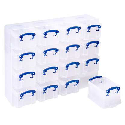 Artikelbild 6 für Really Useful Box Kleinteilemagazin 16x 0,3 l transparent 37,5 x 12,5 x 31,0 cm, 1 St., Artikelnummer 112538