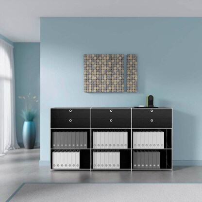 Artikelbild 5 für viasit Sideboard System4, 82857 schwarz 227,9 x 40,4 x 118,2 cm, 1 St., Artikelnummer 504312