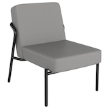 Artikelbild 1 für medso powered by PAPERFLOW Sessel MEDSO S grau schwarz Kunstleder 58,0 x 74,3 x 38,0 cm, 1 St., Artikelnummer 521937