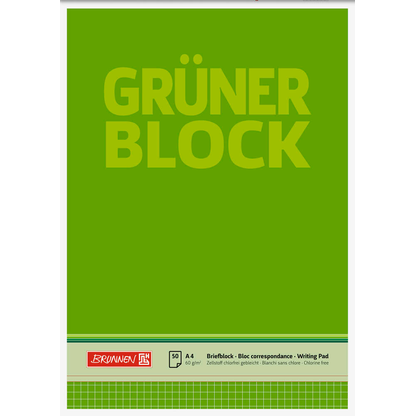 Artikelbild 2 für BRUNNEN Briefblock DIN A4 kariert, 1 St., Artikelnummer 683049