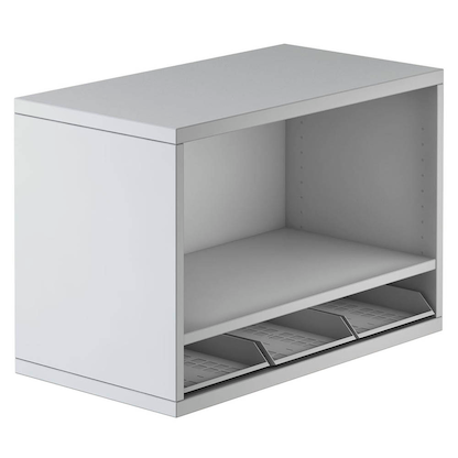 Artikelbild 4 für HAMMERBACHER Container-Aufsatz lichtgrau 42,8 x 80,0 x 53,0 cm, 1 St., Artikelnummer 500544