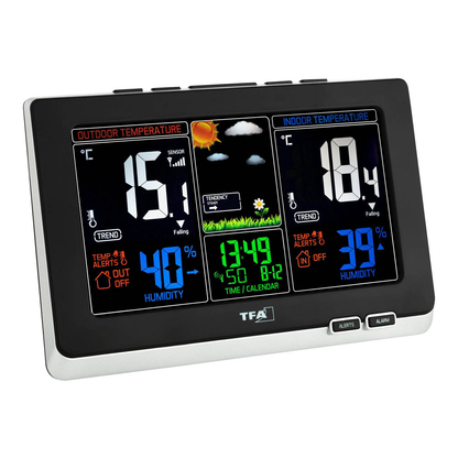 Artikelbild für TFA® SPRING 35.1129.01 Wetterstation schwarz, Artikelnummer 887955