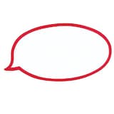 Artikelbild 1 für Moderationskarten weiß, rot 20,0 x 11,0 cm, 100 St., Artikelnummer 537738