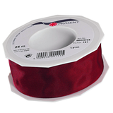 Artikelbild 1 für PRÄSENT Geschenkband LYON glänzend bordeaux 40,0 mm x 25,0 m, Artikelnummer 205666